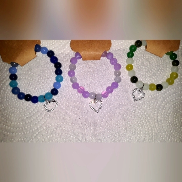 Handmade Beaded Bracelets Cute Beachy Boho Gypsy Adjustable - Picture 3 of 12